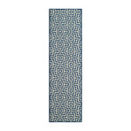 Maze Indoor + Outdoor Rug // Navy