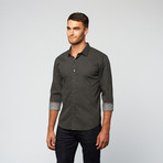 Pattern Button Up // Black (M)