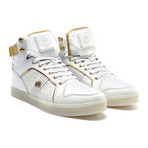 LYTE 2 Hi // White + Gold (US: 10)