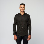 Solid Square Button Up // Black (S)