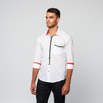 Trim Button Up // White (M)