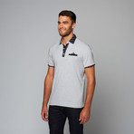 Pin Dot Polo // Grey (M)