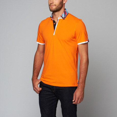 Short-Sleeve Polo Shirt // Orange (S)