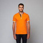 Short-Sleeve Polo Shirt // Orange (L)