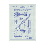 Springfield Rifle (Blue Grid // White Ink)