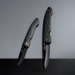 Ceramic Folding Knife // Aluminum Handle (2.75" Blade Length)