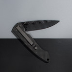 Ceramic Folding Knife // Carbon Fiber Handle (2.75" Blade Length)