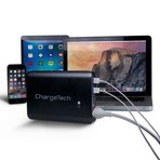 Large Portable Power Outlet // 18000mAh // Black