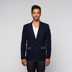 Standard Issue // Contrast Pocket Blazer // Navy (S)