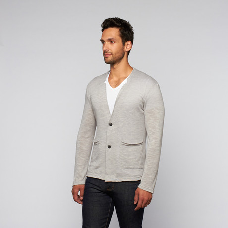 Standard Issue // Notched Day Cardigan // Grey (M)