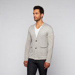 Standard Issue // Notched Day Cardigan // Grey (M)