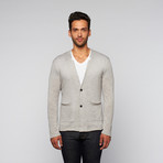 Standard Issue // Notched Day Cardigan // Grey (M)
