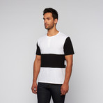 Standard Issue // Color Block Tee // White + Black (M)