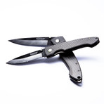 Ceramic Folding Knife // Carbon Fiber Handle (2.75" Blade Length)