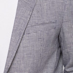 Daniel Hechter // Tailored Houndstooth Jacket // Navy (US: 40S)