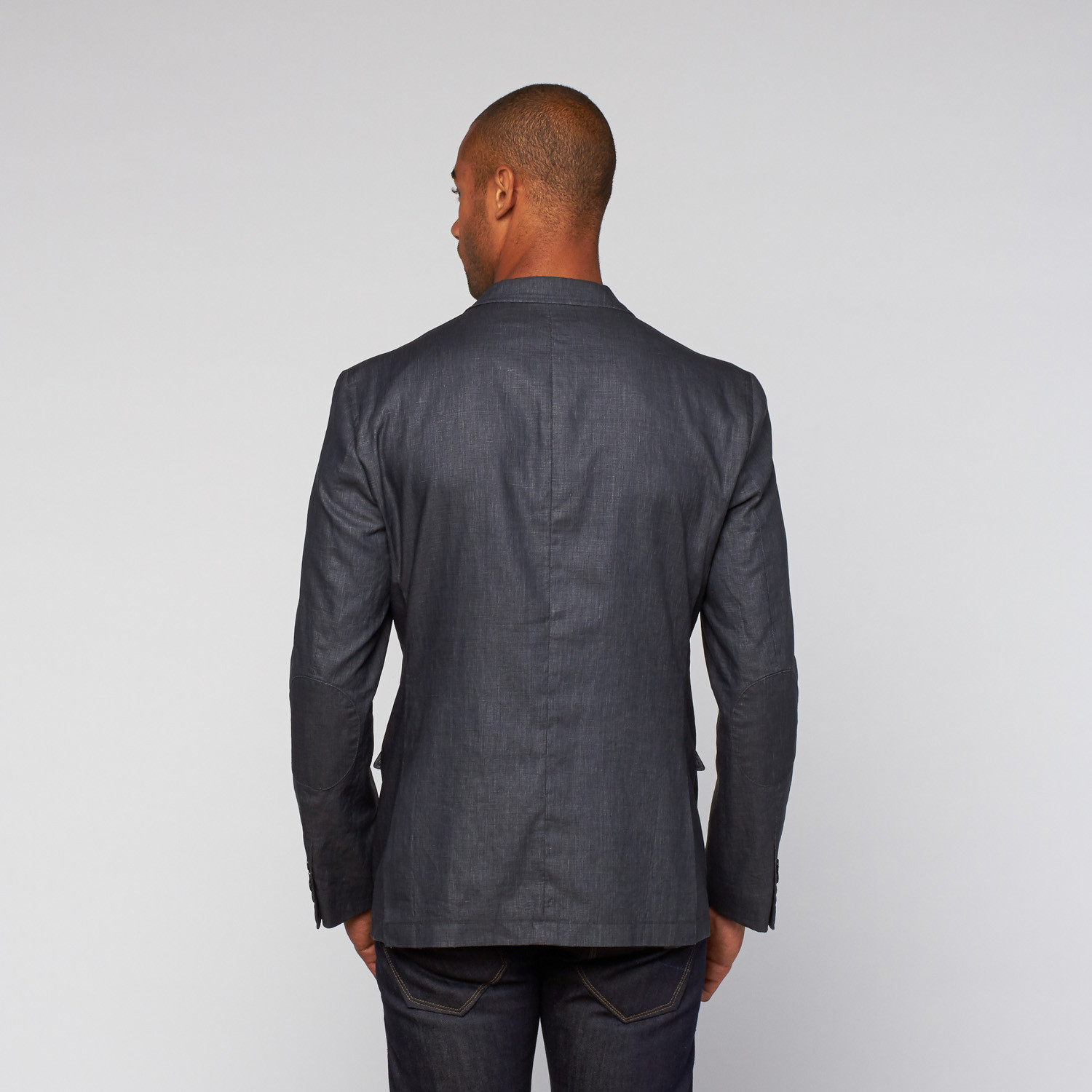 Daniel Hechter // Casual Washed Linen Jacket // Navy (US: 36S) - Daniel ...