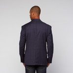 Daniel Hechter // Tailored Wool Jacket // Navy  (US: 52R)