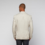 Tailored Linen Jacket // Light Grey (US: 48R)