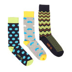 Big Dot + Beetle + Disorder Sock // Pack of 3