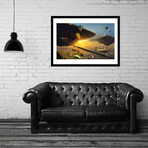 Subway // Framed Print (20"L x 16"H)