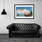 Railway Station 21 Kilometers // Framed Print (20"L x 16"H)