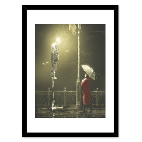 Conversation // Framed Print (16"L x 20"H)