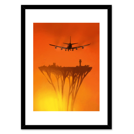 Airport // Framed Print (16"L x 20"H)