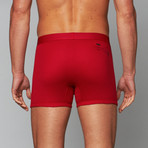 Boxer Brief // Heather Grey + Red + Navy + Black // Pack of 4 (S)