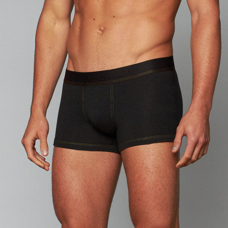 Linen Blend Trunk // Black (S)