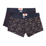 Bandana Trunks // Navy // Pack of 2 (L)