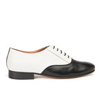 Angel Classic Blucher // Black + White (Euro: 45)