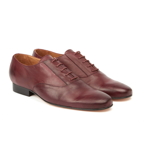 Angel Classic Blucher // Burgundy (Euro: 40)