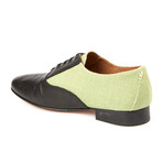 Miss Caffeina Classic Blucher // Green + Black (Euro: 42)