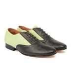 Miss Caffeina Classic Blucher // Green + Black (Euro: 42)