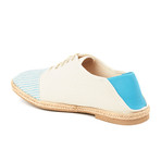 Totpoc Espadrille // White + Blue (Euro: 41)