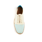 Totpoc Espadrille // White + Blue (Euro: 41)