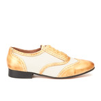 Mateo Classic Blucher // Tan + White (Euro: 41)