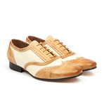 Mateo Classic Blucher // Tan + White (Euro: 41)