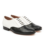 Angel Classic Blucher // Black + White (Euro: 45)
