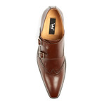 Principi Milano // Double Monkstrap Wingtip // Dark Brown (Euro: 42)