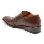 Principi Milano // Double Monkstrap Wingtip // Dark Brown (Euro: 42)