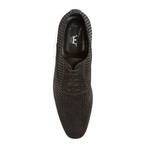 Perforated Suede Oxford // Soft Black (Euro: 47)