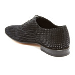 Perforated Suede Oxford // Soft Black (Euro: 42)