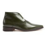 Pointed Toe Ankle Boot // Dark Green (Euro: 46)