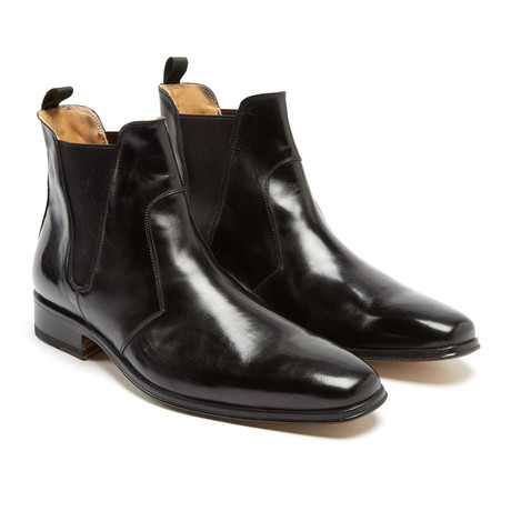 Pointed Toe Chelsea Boot // Black (Euro: 40)