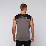 Falcon Tech Running Top // Grey + Black (XL)