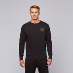 Alleycat French Terry Sweatshirt // Black (2XL)