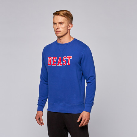 Beast French Terry Sweatshirt // Royal Blue (S)