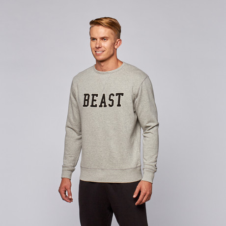 Beast French Terry Sweatshirt // Grey (S)