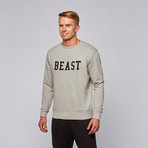 Beast French Terry Sweatshirt // Grey (XL)